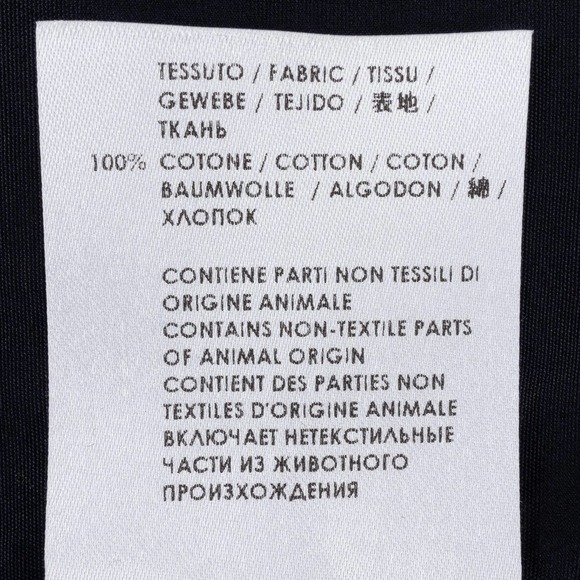 NWOT Alexander McQueen Button-Down Shirt Short-Sleeve Men's 48 (Medium) Black - Picture 7 of 8